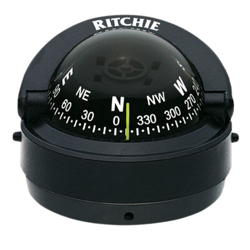 船用操舵罗盘 - S-53 series - Ritchie Navigation - 磁性 / 卧式 / 嵌入式