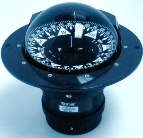 船用操舵罗盘 - F-600 - Ritchie Navigation - 磁性 / 卧式 / 嵌入式