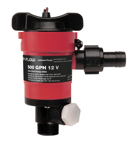 船用泵 - Twin Port - Johnson Pump Marine - 活鱼舱 / 水 / 芯式