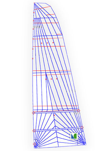 主帆 - SQUARE TOP - Lidgard Sailmakers - 休闲竞技类帆船用 / 三径向切割 / 夹层