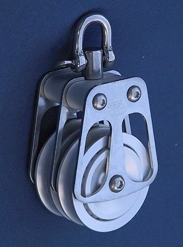 双滑车 - 711309 - OH MARINE EQUIPMENT - 带旋转接头 / 滚珠轴承 / 缆绳最大尺寸：30 mm