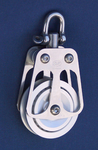 单滑车 - 710603 	 - OH MARINE EQUIPMENT - 带旋转接头 / 滚珠轴承 / 最粗金属缆：10 mm