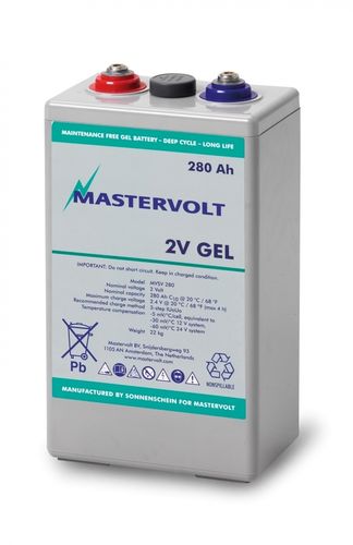 航海电池 - MVSV - Mastervolt - 2V / 胶体