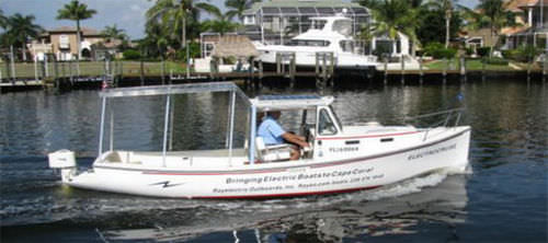 舷外舱房游艇 - ElectroCruise - Ray Electric Outboard - 电太阳能 / 开放式 / Downeast