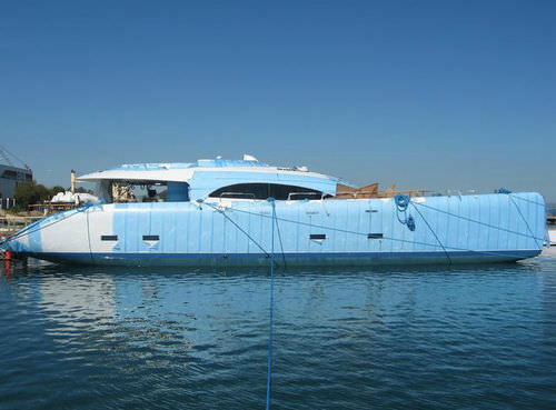 双体帆船 - YOUNG 90 - Young Yacht Design - 巡游 / 封闭式驾驶舱 / 定制