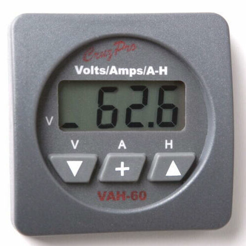 船用指示器 - VAH60H - Cruzpro - 安培表 / 数字 / 电池