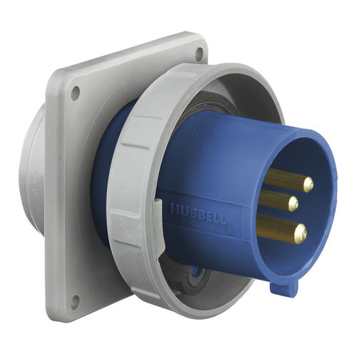 浮桥防水电插座 - HBL316B6W - Hubbell Marine Electrical Products - 码头 / 公端