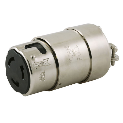 浮桥防水电插座 - HBL363CRC - Hubbell Marine Electrical Products - 母端