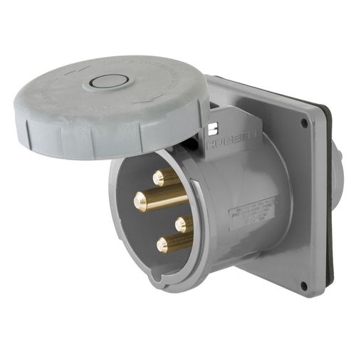 船用防水电插座 - M4100B12R - Hubbell Marine Electrical Products - 公端