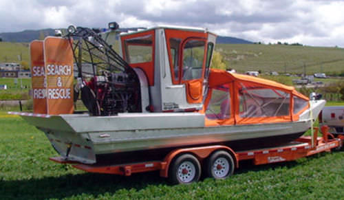 商用风扇艇 - 19.5X8.5 ENCLOSED - Canadian Airboats - 搜救