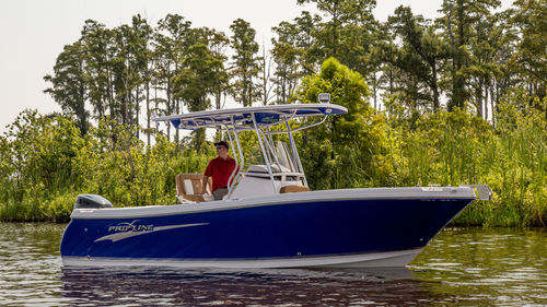 舷外敞开艇 - 23 SPORT - Pro Line Boats - 钓鱼运动 / T形顶篷