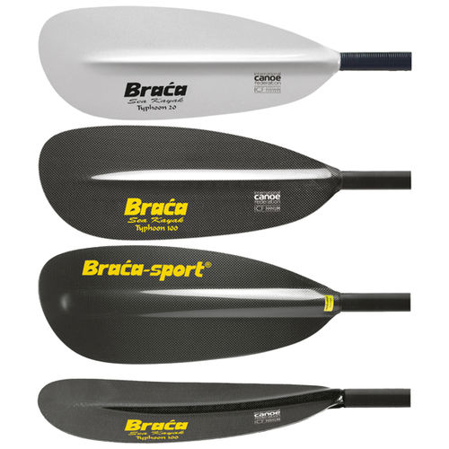 皮划艇船桨 - TYPHOON - Braca-sport - 海洋 / 不对称 / 双头