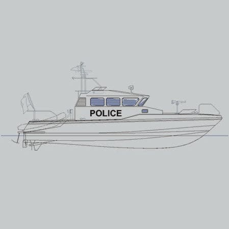 巡逻艇专业船 - RPB 15 - Raidco Marine - 舷内 / 铝制