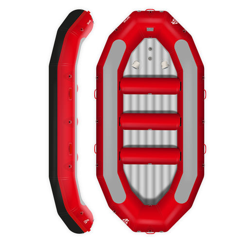 9人座筏 - RAPTOR 410 ROUGE  - AQUADESIGN - 激流