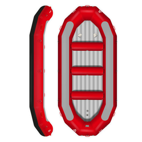 9人座筏 - RAPTOR 455 ROUGE  - AQUADESIGN - 11人座 / 激流
