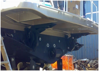 升降平台 - EZB-430 series - Ezberci Marine - 船用 / 不锈钢 / 用于船尾