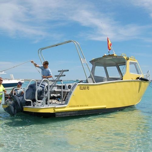 潜水支持船专业船 - M850 - MOGGARO ALUMINIUM YACHTS - 舷内 / 铝制
