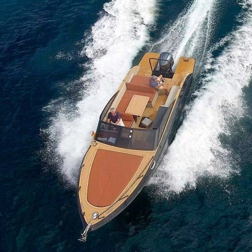 舷外敞开艇 - M800 J - MOGGARO ALUMINIUM YACHTS - 最多容纳 12 人 / 带驾驶室 / 日光浴