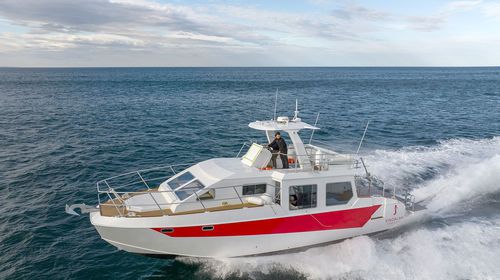 潜水支持船专业船 - 1500 - MOGGARO ALUMINIUM YACHTS - 舷内喷水式推进器 / 油电混合动力