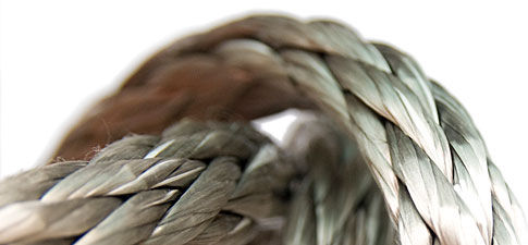 多用途缆绳 - DynaOne® HS GeoBend - Gleistein - 扁平编织 / 帆船 / Dyneema® 内芯