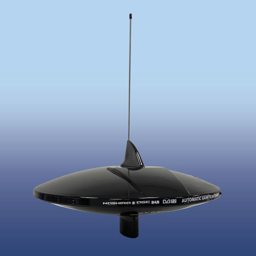电视天线 - Nashira AGC DAB 20 Black - Glomex - FM / DAB / 船用