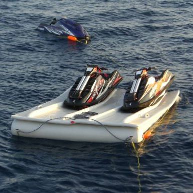 浮桥 - Wing & Henshaw inflatable Solutions - 水上摩托车陆上停泊 / 用于海港 / 塑料