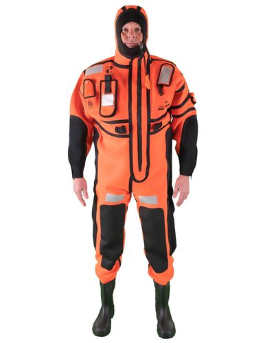 救援干式潜水服 - SeaMob AES - Hansen Protection AS - 整体式 / 带头罩 / 3 mm