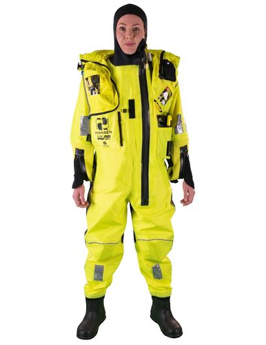 专业连体服 - SeaAir Barents 2 - Hansen Protection AS - 救生用 / 直升机组人员 / 干式潜水服