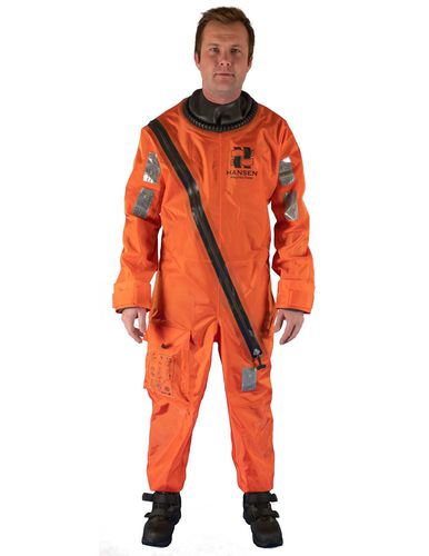 直升机组人员连体服 - SeaAir Europe Training QS - Hansen Protection AS - 用于直升机飞行员 / 干式潜水服 / 整体式