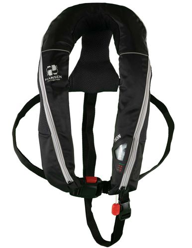 自动充气救生衣 - AeroPro Leisure - Hansen Protection AS - 165N / 男女通用 / 带有安全背带