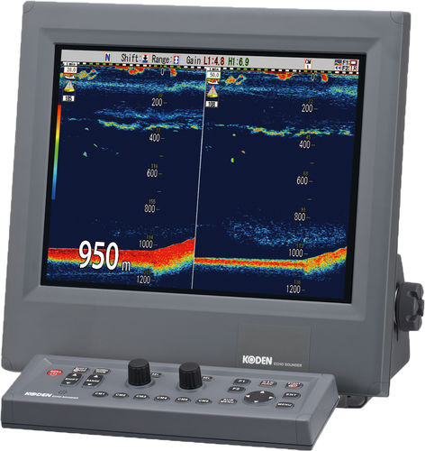 船用回声测深仪 - CVS-705D - Koden electronics - 双频率 / 数字