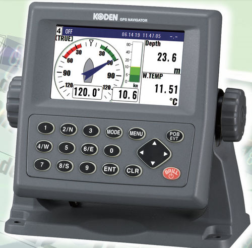 GPS多功能仪器 - KRD-10 - Koden electronics/光电制作所 - 船舶 / 彩色 / 固定式