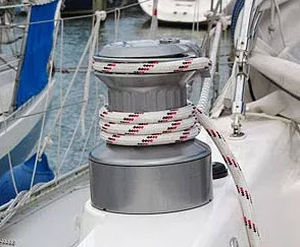自张紧式绞盘 - Elite serie silver - msm PowerSailwinch - 电动 / 单一速率 / 阳极氧化铝