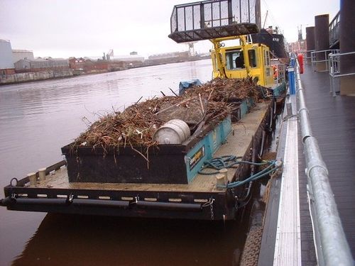 废物回收驳船专业船 - TWIN SKIPPER BARGE - Water Witch Workboats