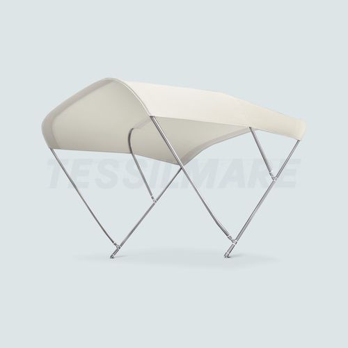 船用遮阳棚 - BIMINI INOX - Tessilmare Srl - 用于驾驶舱 / 不锈钢结构