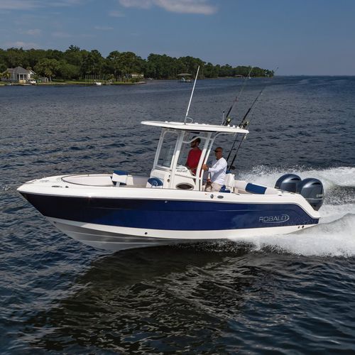 舷外敞开艇 - R242 - Robalo - 双引擎 / 中央控制台 / 钓鱼运动
