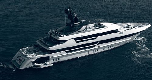 巡游巨型游艇 - Aily - Cantieri Navali San Lorenzo - 高台驾驶室 / 钢 / 带泳池