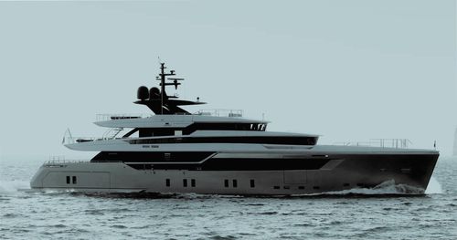巡游超级游艇 - AIX - Cantieri Navali San Lorenzo - 高台驾驶室 / 排水船体 / 铝制
