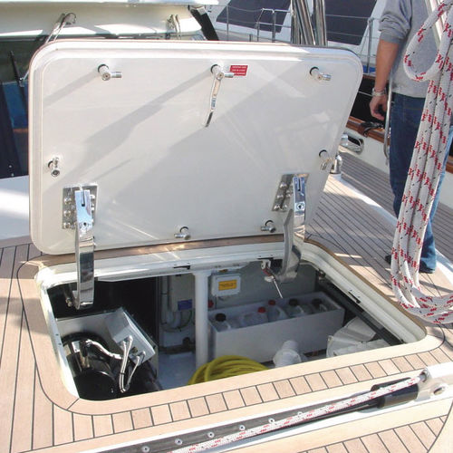 长方形甲板舱口 - 3400 SERIES - Freeman Marine Equipment - 用于游艇 / 开合式 / 埋入式