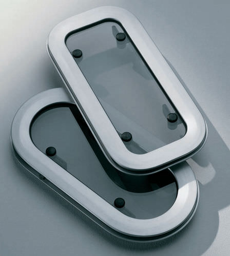 长方形舷窗 - SL series - Nautica F4 - 船用 / 开合式 / 带有圆边