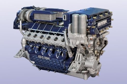 舷内发动机 - 1300 / 1500 HP @ 2800 RPM - SEATEK - 柴油 / 游船 / 专业用途船