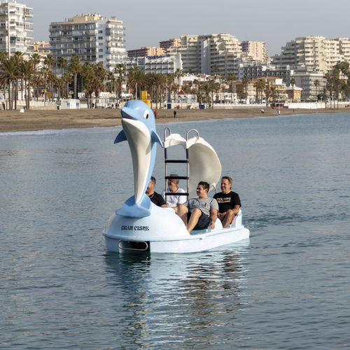 4人座脚踏船 - GRAN DELFIN - AVENTURAS AQUATICAS - LA NORIA - 带滑梯