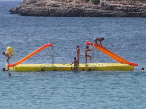 水上平台 - ISLAS - AVENTURAS AQUATICAS - LA NORIA - 用于水上乐园 / 可调节
