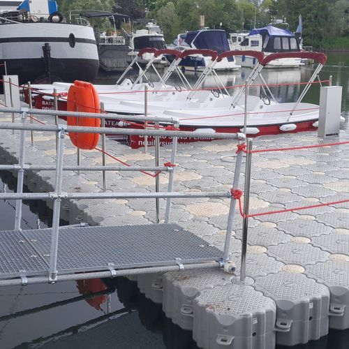 漂浮式模块浮桥模块 - CUBE ECO-SYSTEM - MARINEFLOOR EUROPE - 套件