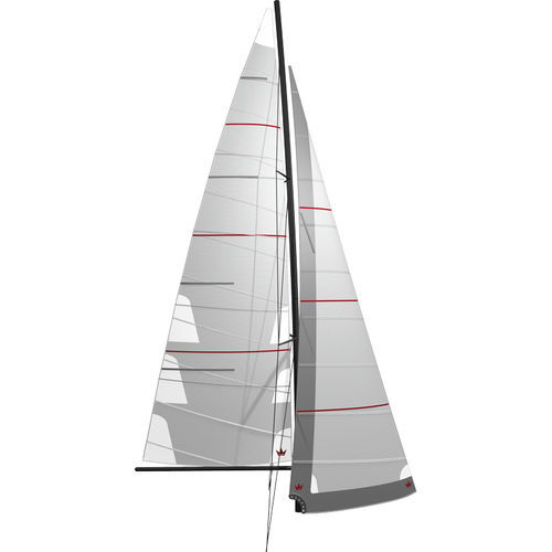 编织聚酯材质主帆 - ALISIO - ELVSTRØM SAILS - 卷轴式前帆 / 自动换舷前帆 / 巡游帆船用