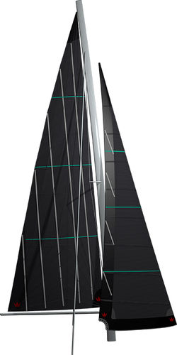 主帆 - KOONAA - ELVSTRØM SAILS - 卷轴式前帆 / 自动换舷前帆 / 多体游轮用