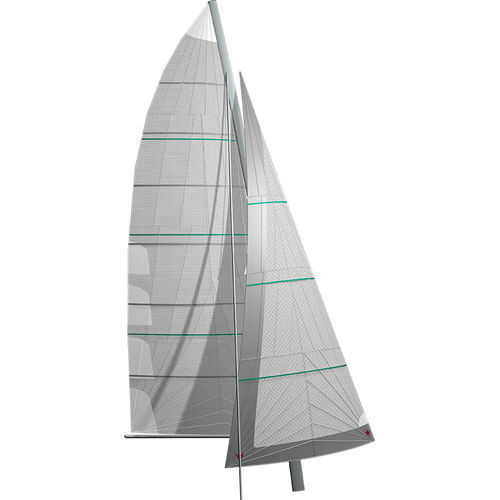 主帆 - KOONAA - ELVSTRØM SAILS - 卷轴式热那亚帆 / 多体游轮用 / 径向切割