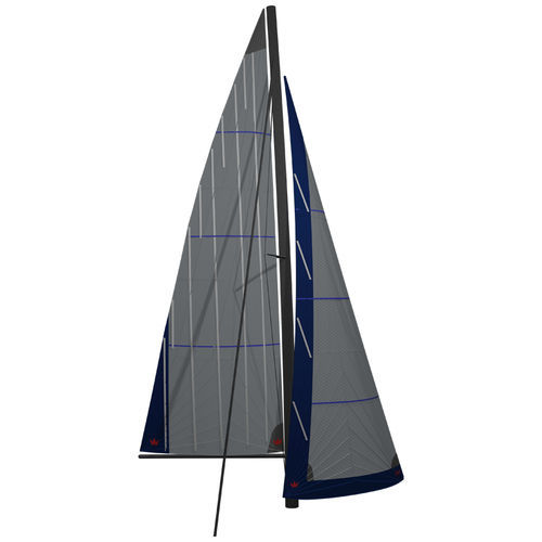 主帆 - KOONAA - ELVSTRØM SAILS - 卷轴式前帆 / 多体游轮用 / 径向切割