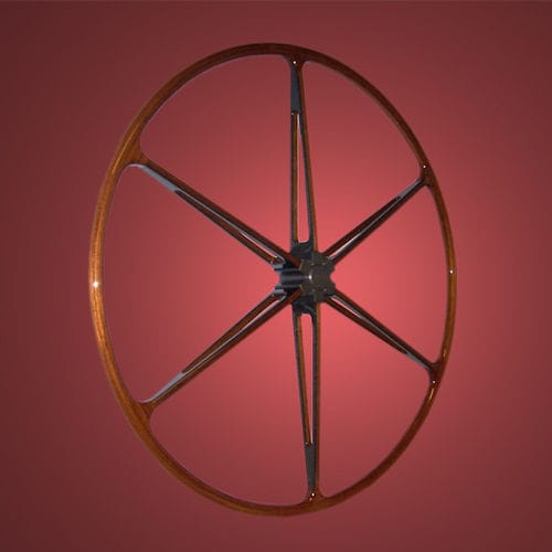帆船舵轮 - ELEGANCE - TCE-Engineering - 碳纤 / 柚木