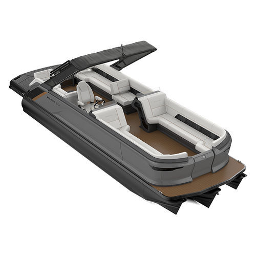 舷外浮桥船 - 22 - Manitou Pontoon Boats - 三重管 / 开放式 / 侧边控制台